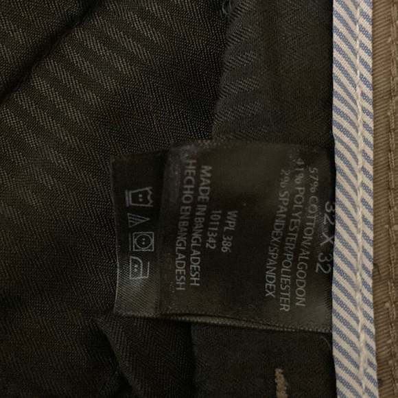 Haggar Strait Leg Flat Front Chino Pants 32x32 - Picture 11 of 16